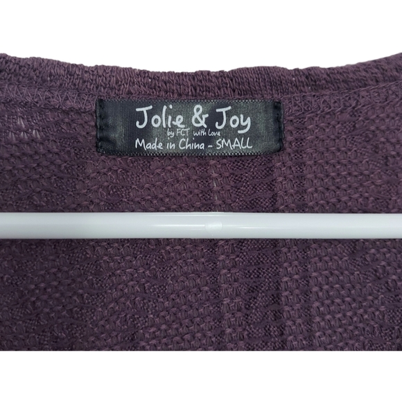 NWT Purple Twist Front Crop Top - Picture 3 of 6